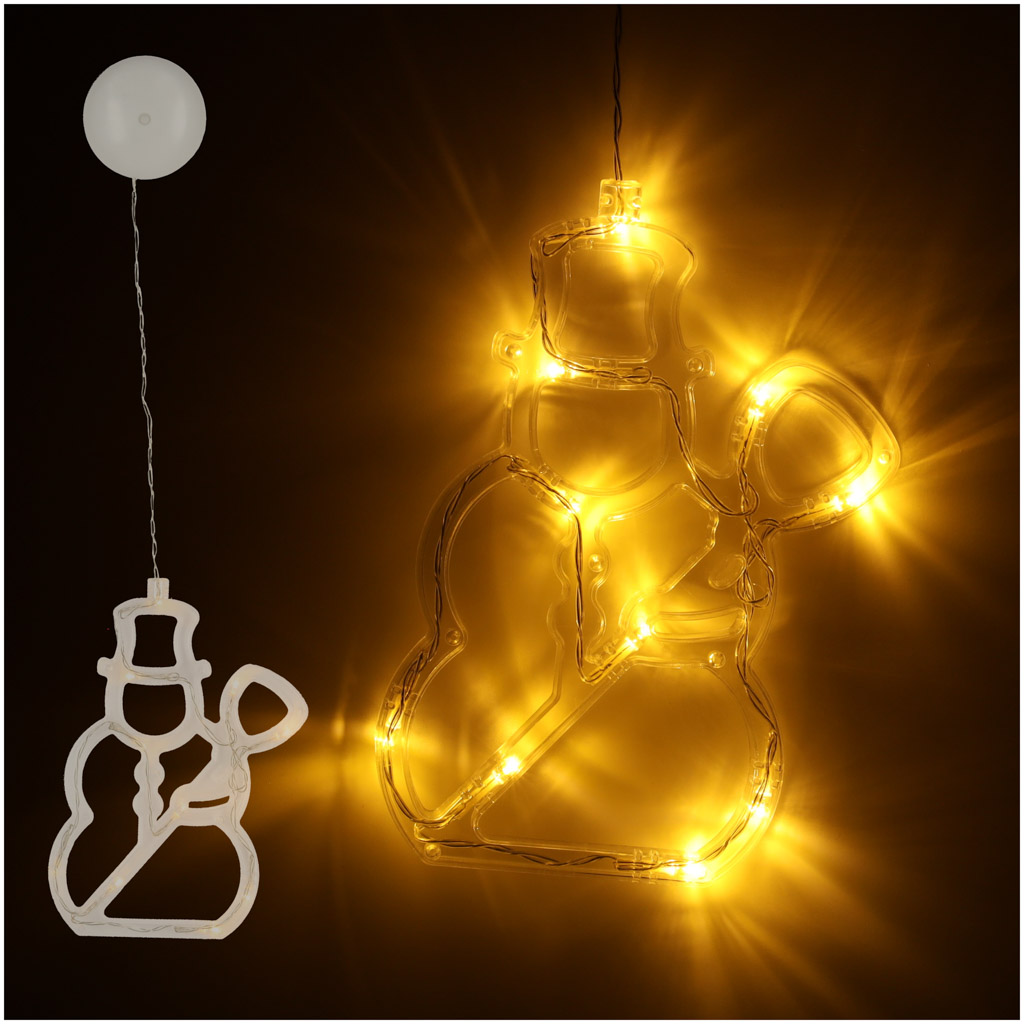 Led pakabinamas apšvietimas kalėdų dekoracijos sniego senis 49cm 10 led