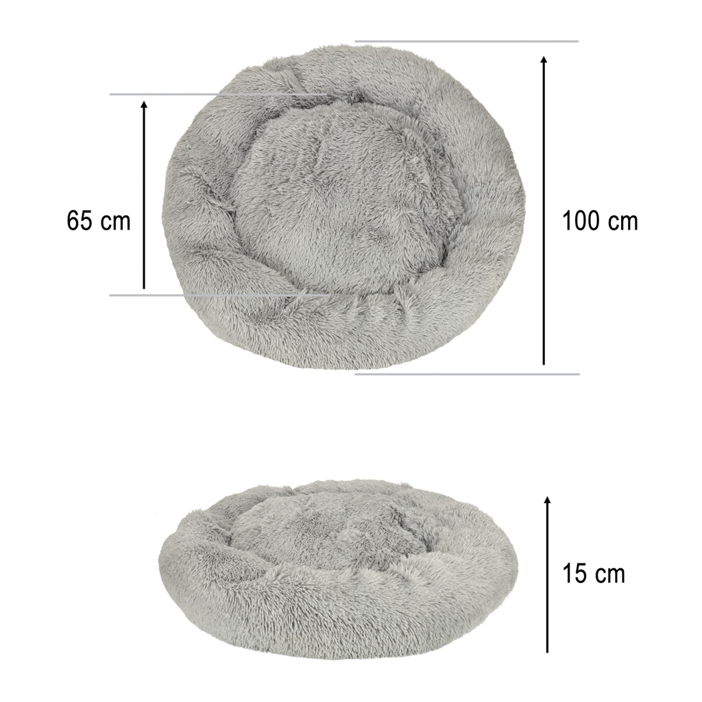 Šunų lova 100cm, pilka