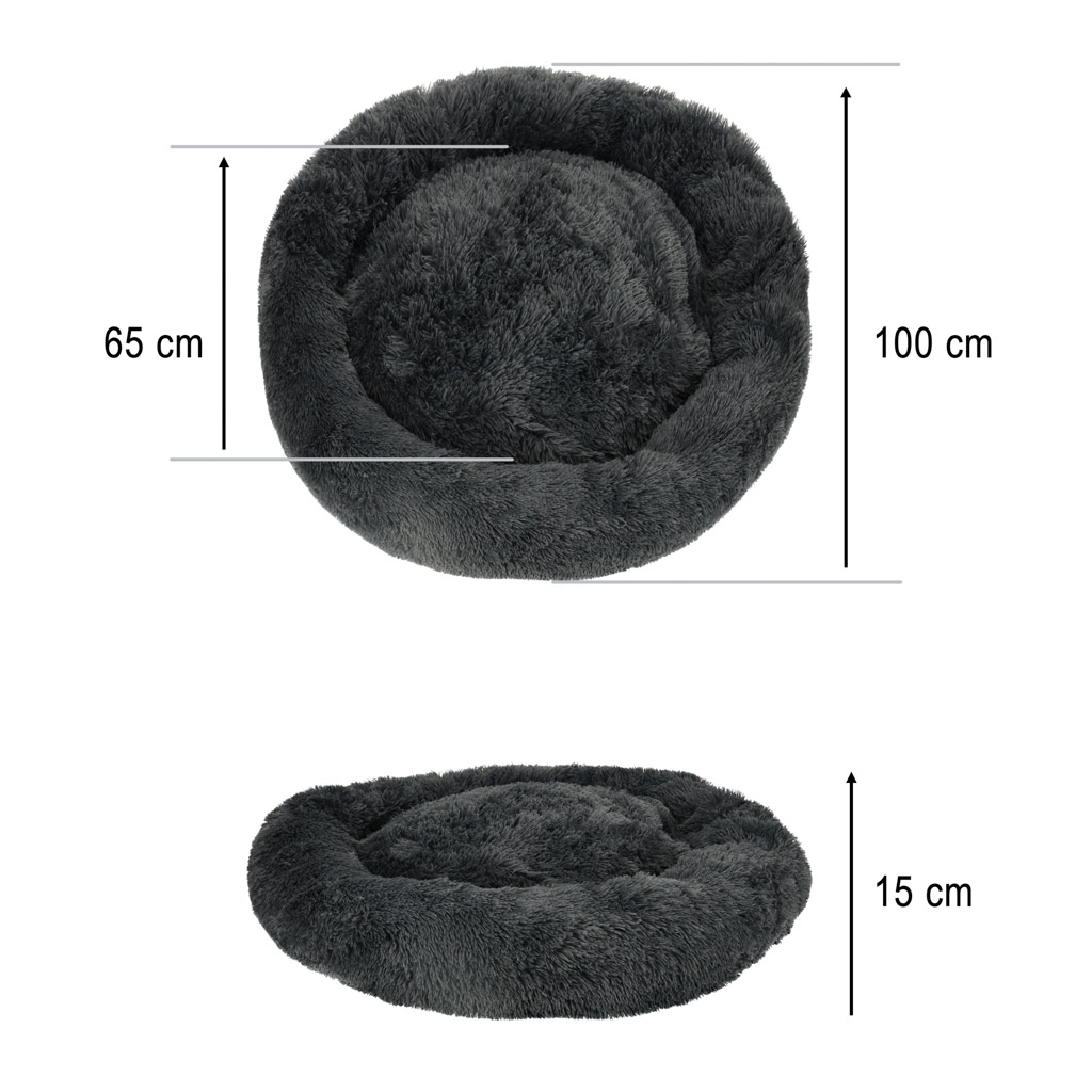Šunų lova, 100cm, pilka