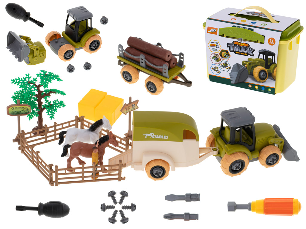 Ūkininko rinkinys farm taktor farm and twist