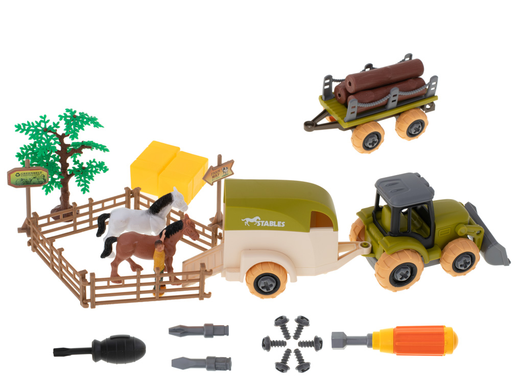 Ūkininko rinkinys farm taktor farm and twist