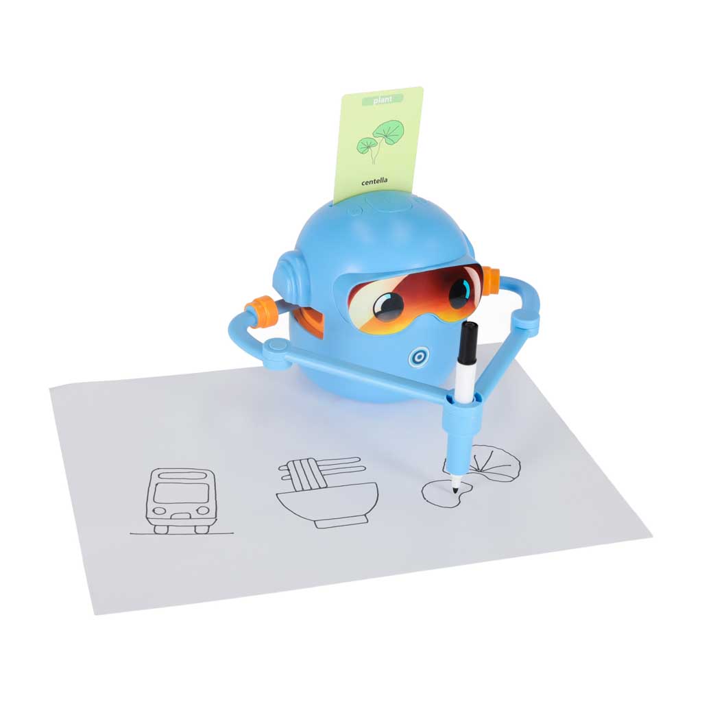 Piešimo robotas mėlynas 3