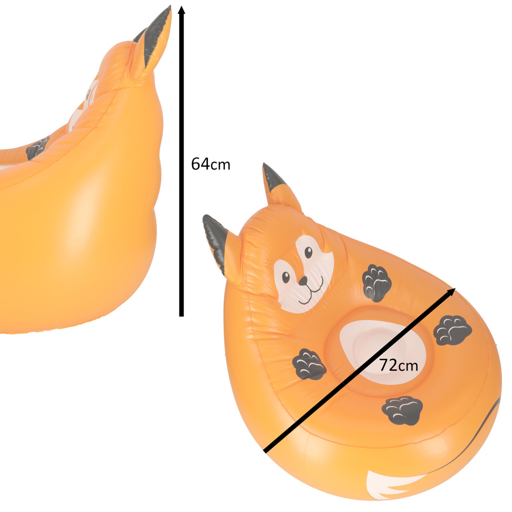 Bestway 75116 pripučiama lapės pufo kėdė
