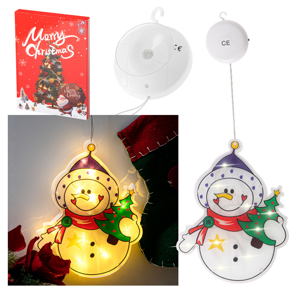 Led kalėdų dekoracijos - sniego senis