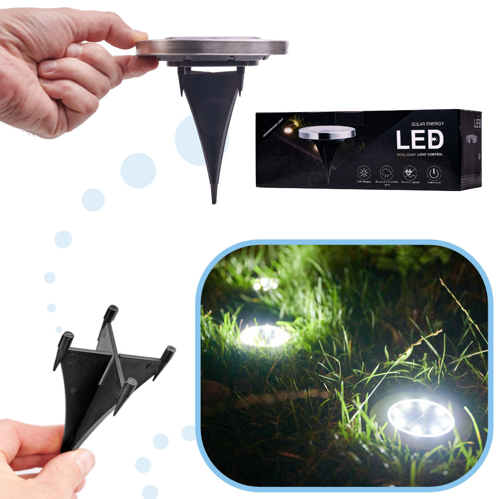 Led saulės šviestuvas