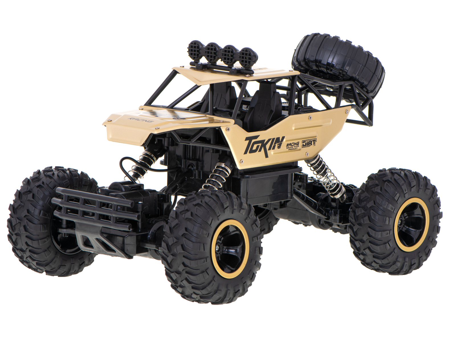 RC automobilis Rock Crawler 1:12 4WD Metal aukso spalvos 2