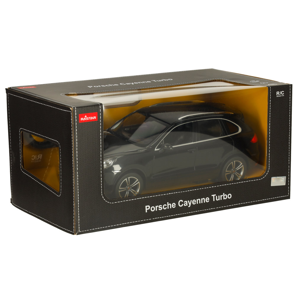Rc automobilis 1:14 porsche cayenne turbo juodas