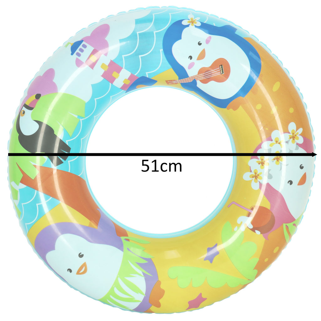 Bestway 36113 pripučiamas ratas 51cm pingvinai