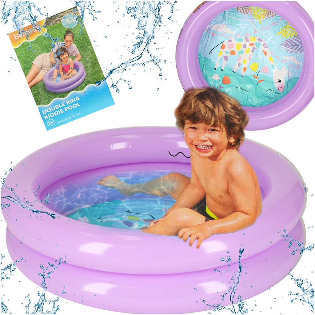 Violetinis bestway vaikiškas baseinas 61x15 cm