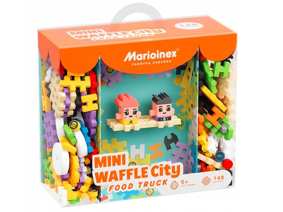 Konstruktorius marioinex mini waffle maisto sunkvežimis, 48 d.