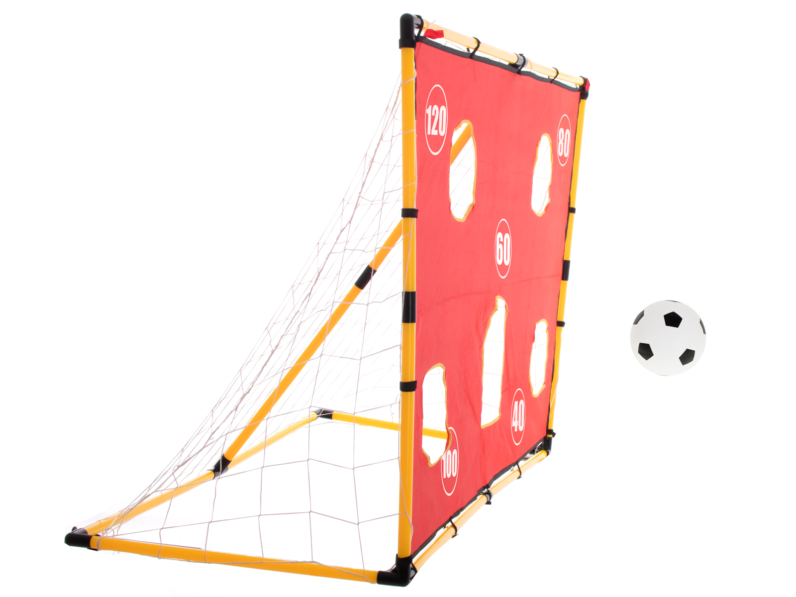 Futbolo vartai su taikinio tinklu
