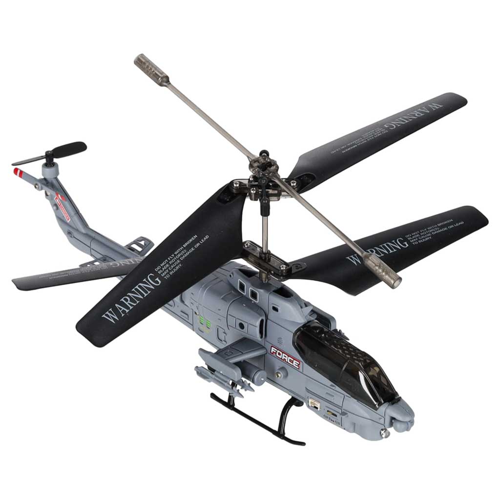 RC sraigtasparnis Syma S108H, automatinis pakilimas ir nusileidimas, pilkas ir juodas, 22 × 6 × 9,5 cm 2