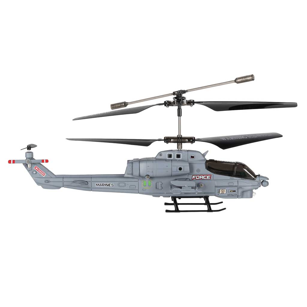RC sraigtasparnis Syma S108H, automatinis pakilimas ir nusileidimas, pilkas ir juodas, 22 × 6 × 9,5 cm 3