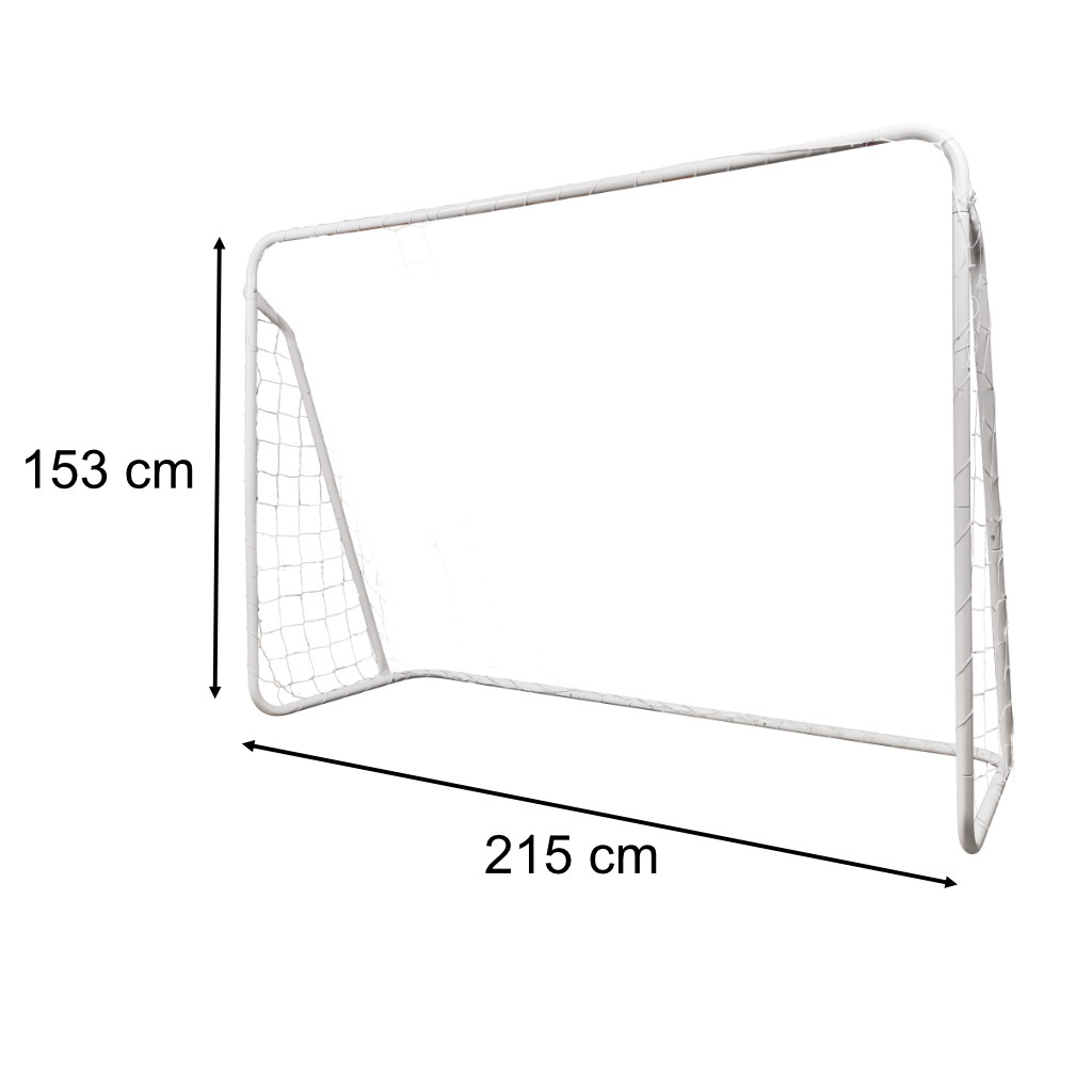 Futbolo vartai su taiklumo kilimėliu 215×153×76 cm