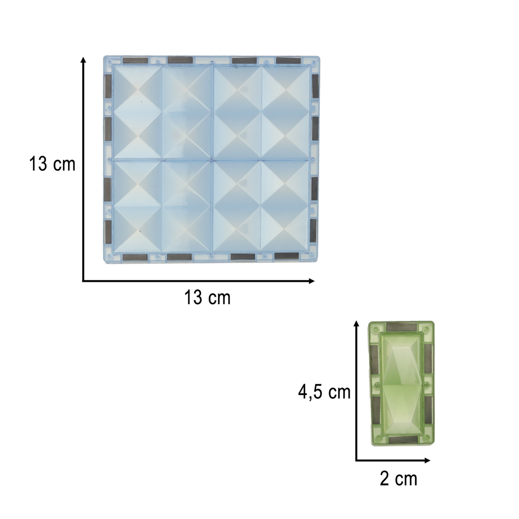 3d šviečiantis magnetinis konstruktorius gyvūnų parkas
