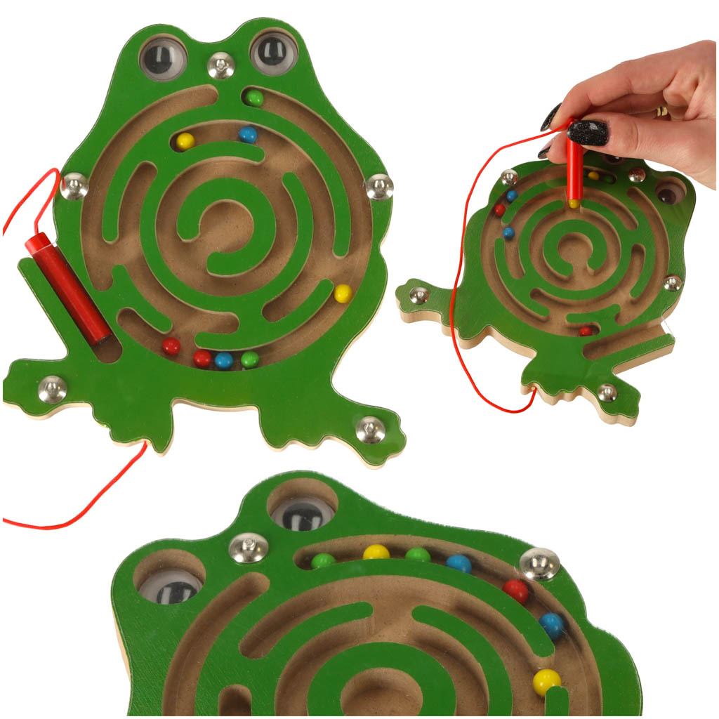 Magnetinis labirintas su kamuoliais, loginis žaidimas