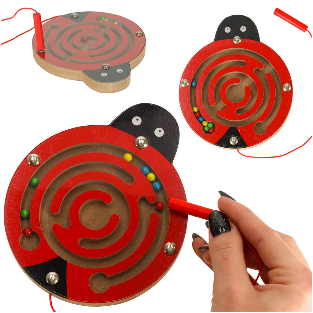 Magnetinis labirintas su kamuoliais, loginis žaidimas