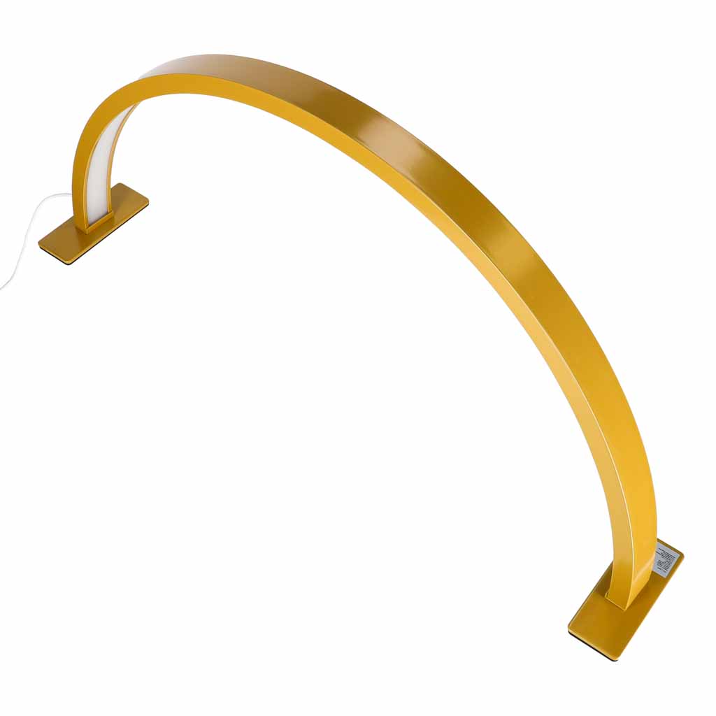 LED stalinė lempa, 368 LED ir 10 ryškumo lygių, auksinė, 75,3 × 35,8 × 13 cm 2