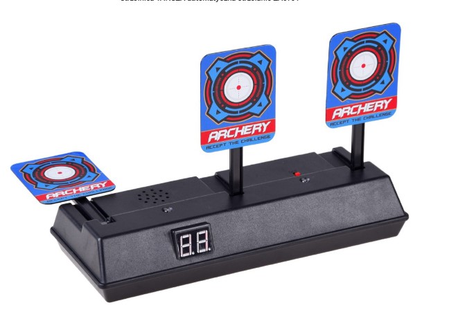 Elektroninis taikinys su 3 taikikliais