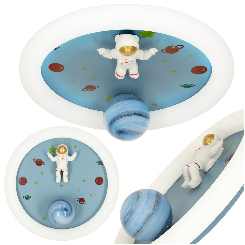 Led lubos šviestuvas su astronautu, 50 cm