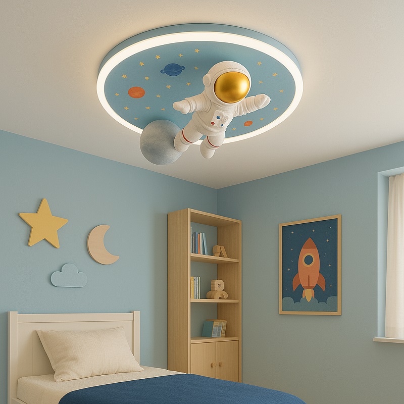 Led lubos šviestuvas su astronautu, 50 cm