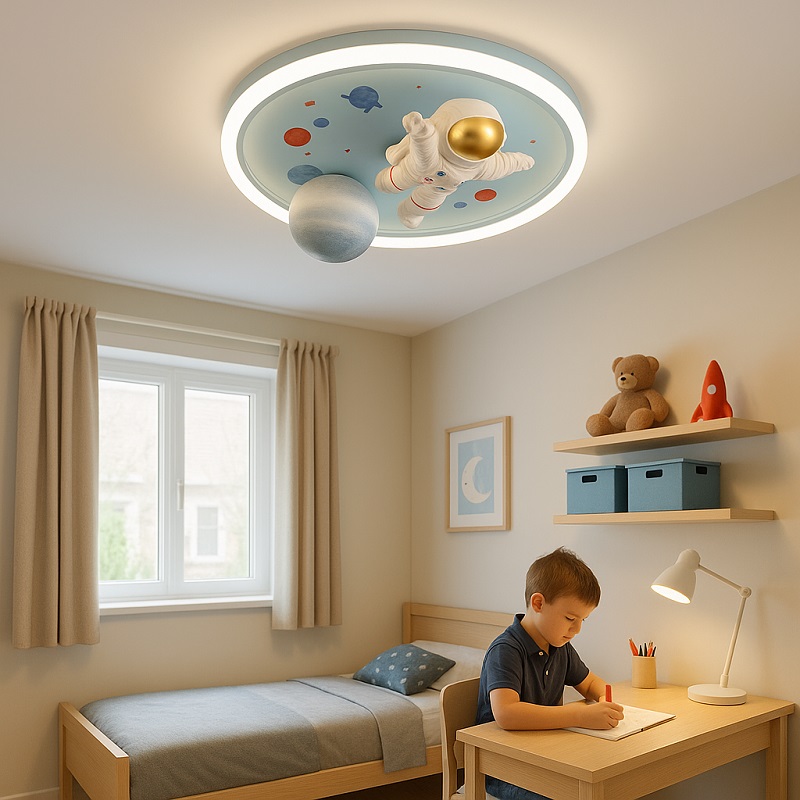 Led lubos šviestuvas su astronautu, 50 cm