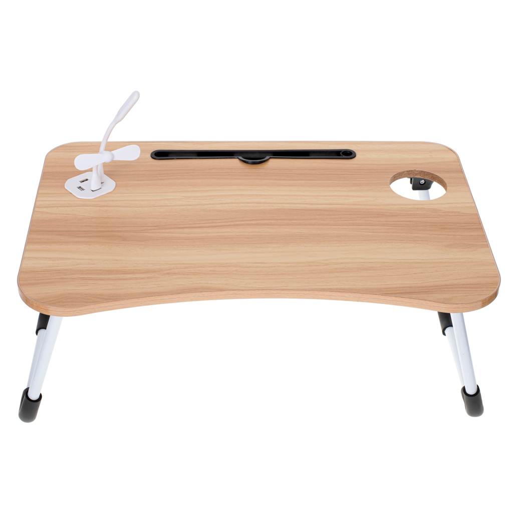 Nešiojamojo kompiuterio stalas, rudas