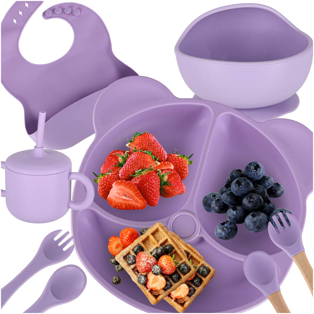 Indų rinkinys violetinis 8 vnt.