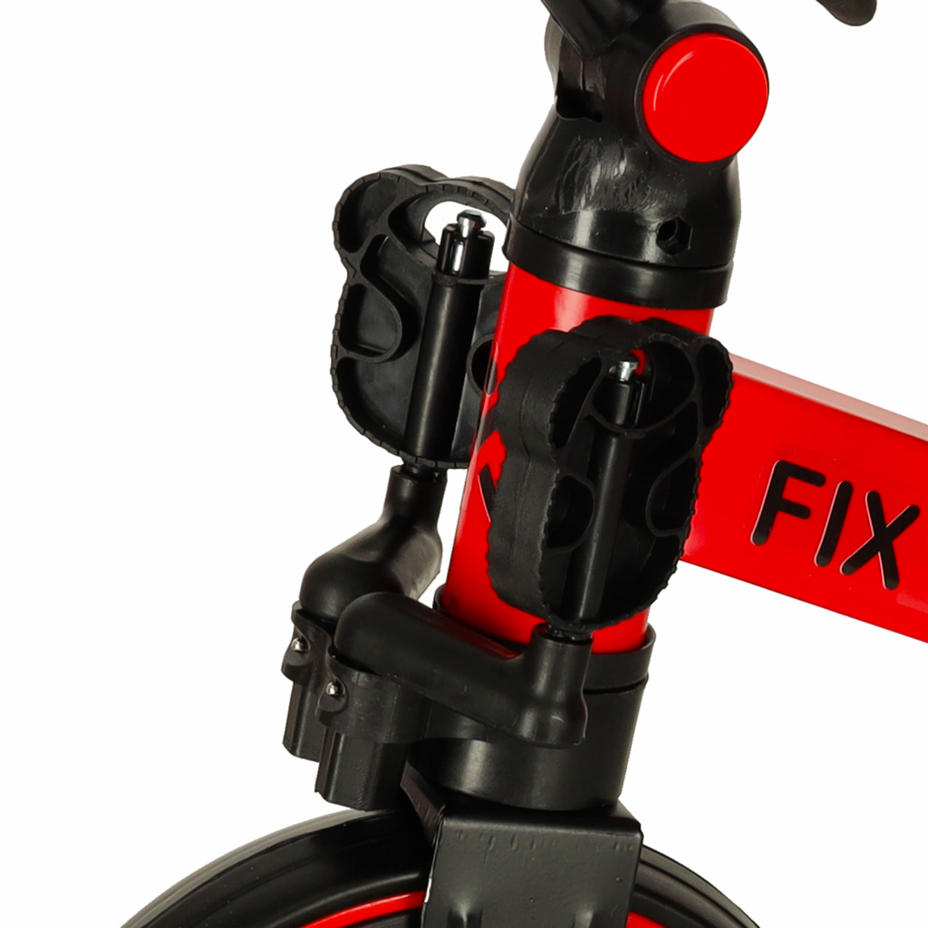 Trike fix mini krosinis triratukas 3in1 su pedalais raudonos spalvos