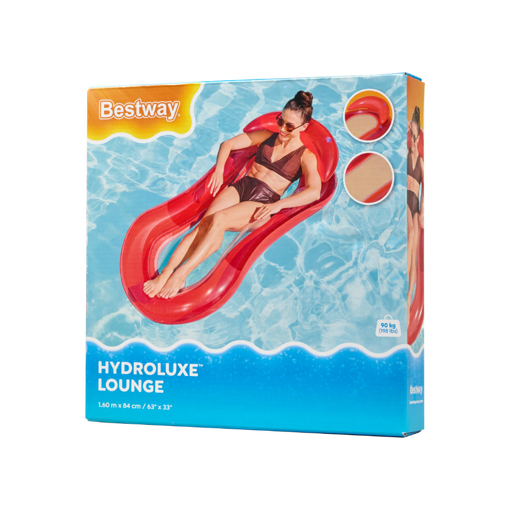 Pripučiamas čiužinys bestway 43103 su tinkleliu, raudonas
