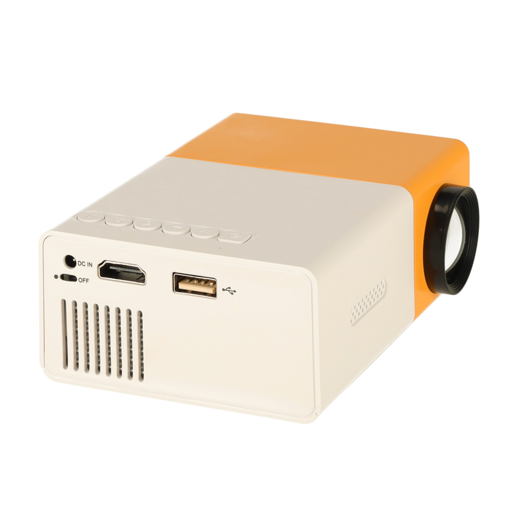 Mini projektorius vaikams led tft lcd 1920x1080 24-60 usb hdmi 12v