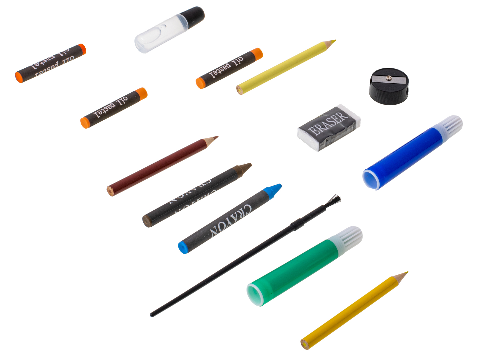 Plastikinis piešimo rinkinys super mega art set 168 vnt