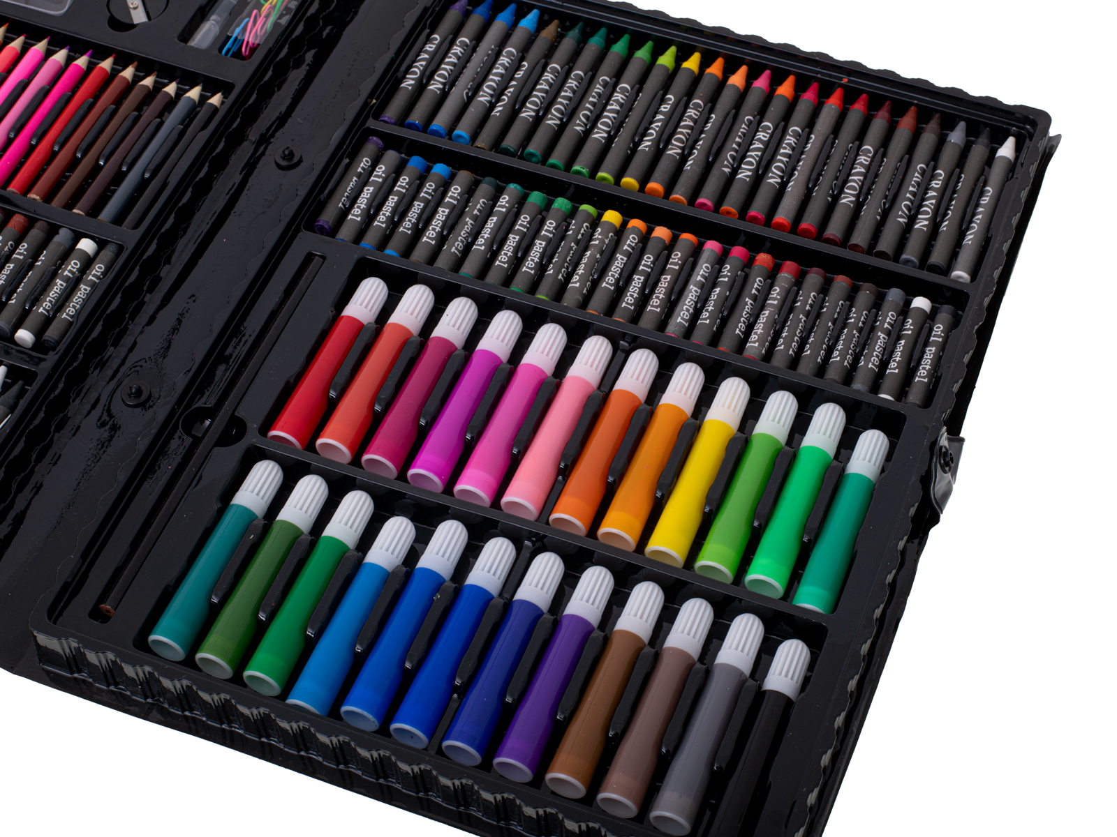 Plastikinis piešimo rinkinys super mega art set 168 vnt