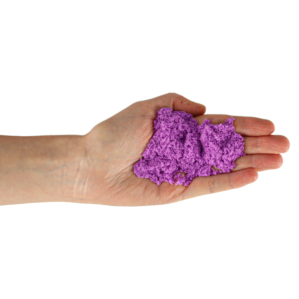 Kinetinis smėlis, 1 kg, violetinis
