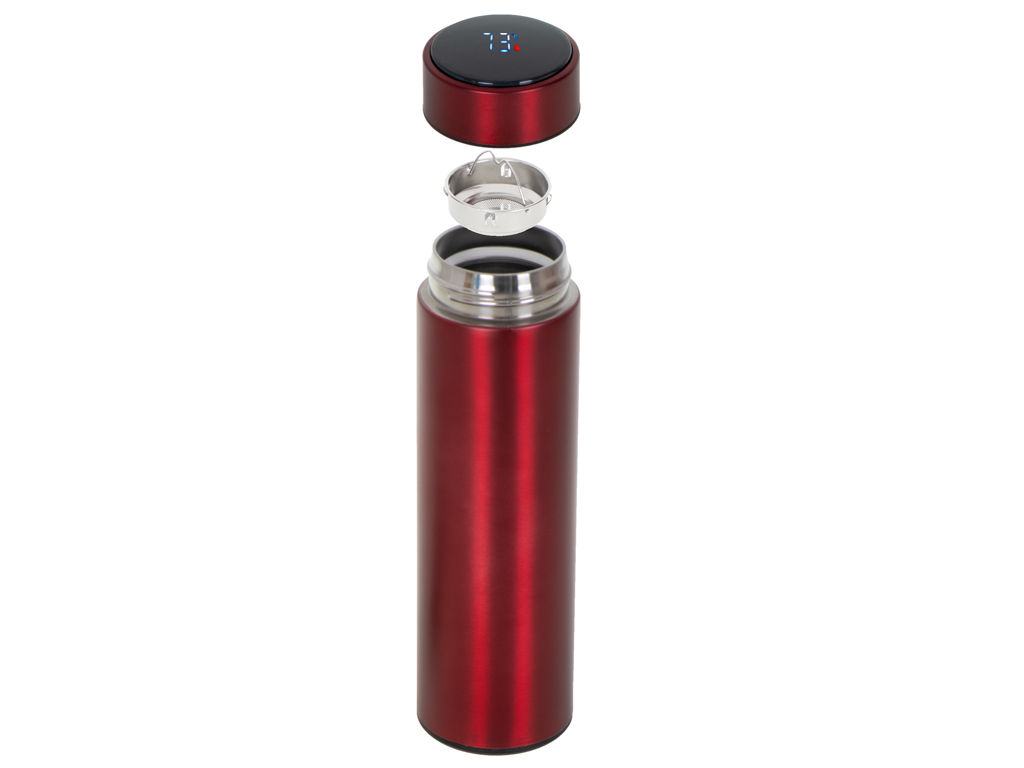 Raudonas termopuodelis 500 ml