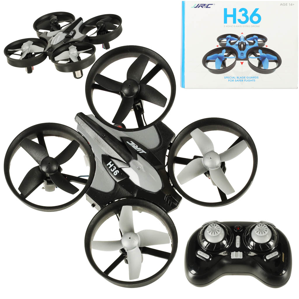 JJRC H36 mini dronas 2.4GHz 4CH 6 ašių, juodas
