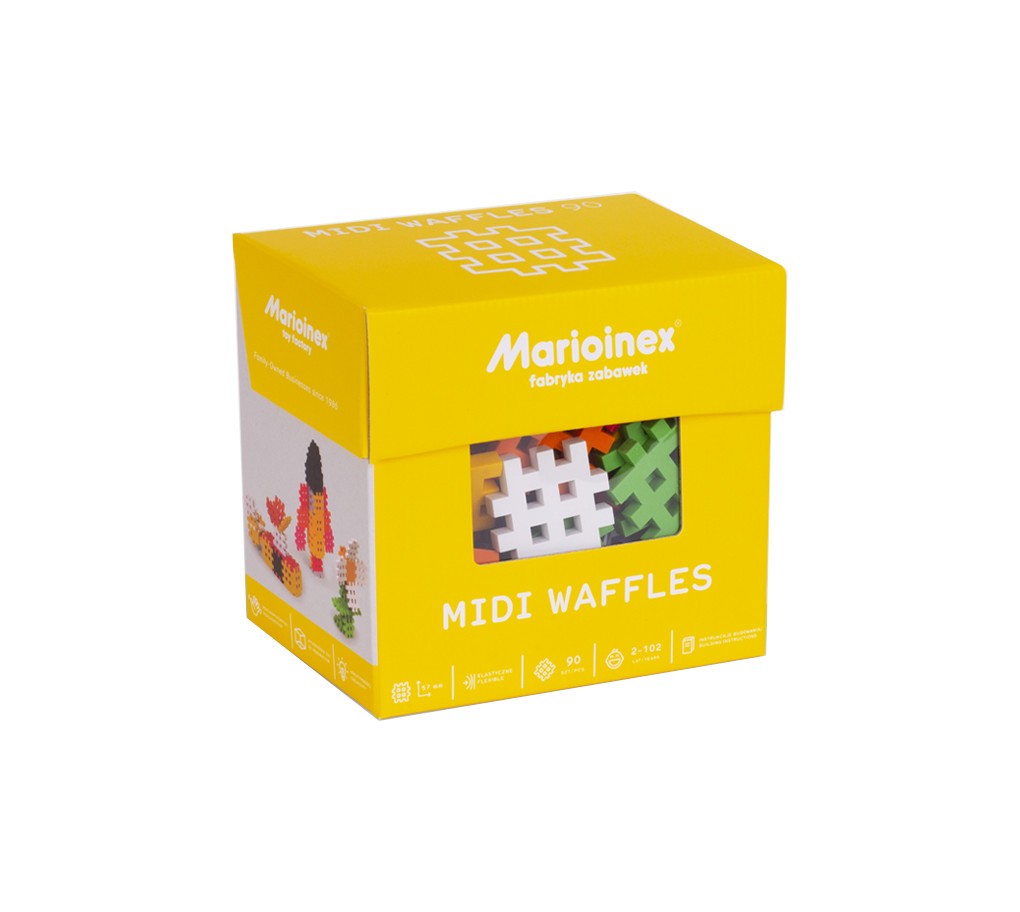 Konstruktorius marioinex midi waffle, 90 d.