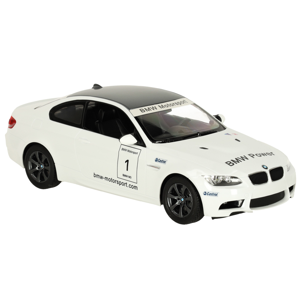 Rc automobilis 1:14 bmw m3 baltas