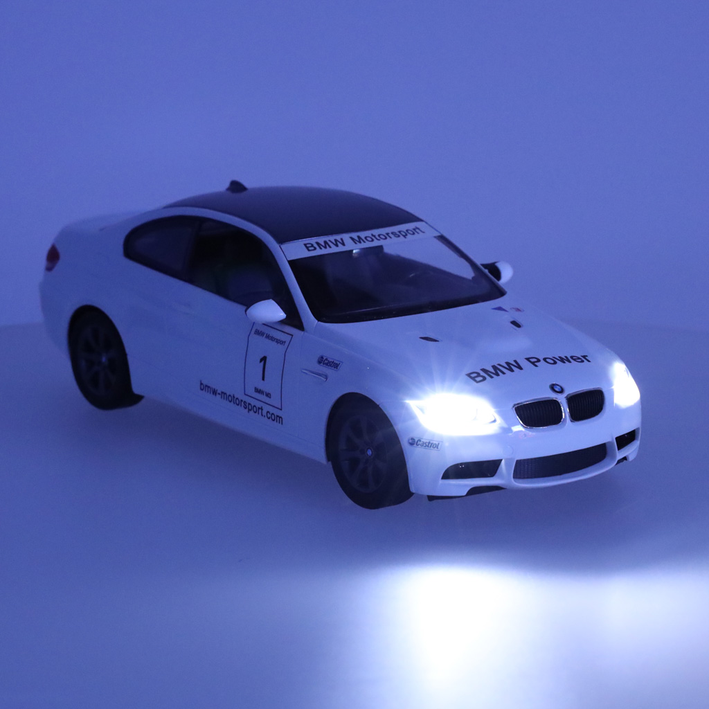 Rc automobilis 1:14 bmw m3 baltas