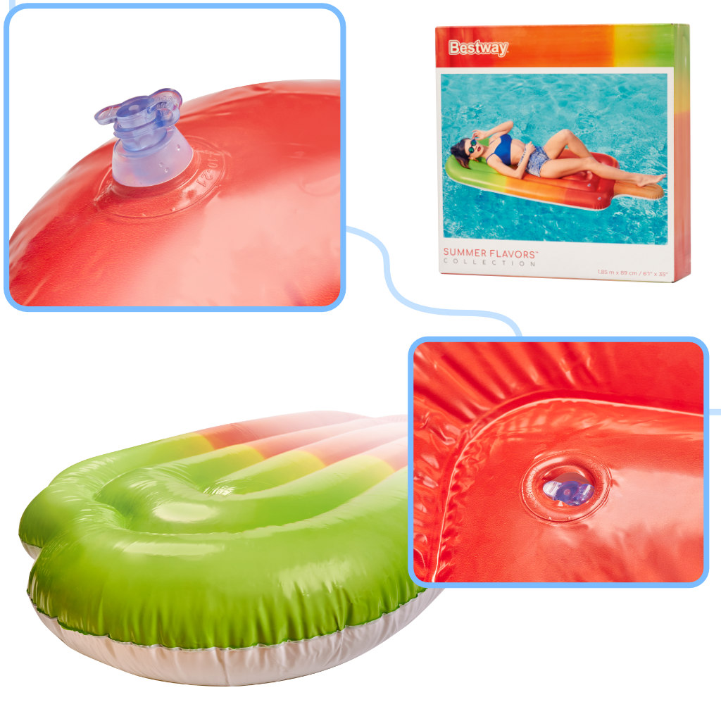 Pripučiamas plaustas Bestway Popsicle, 180x75 cm