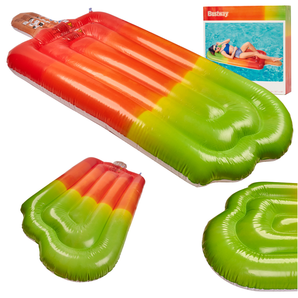 Pripučiamas plaustas Bestway Popsicle, 180x75 cm