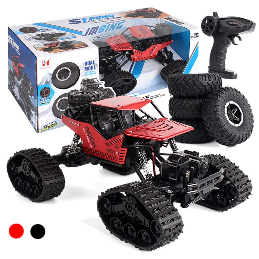 RC Rock Crawler automobilis raudonas