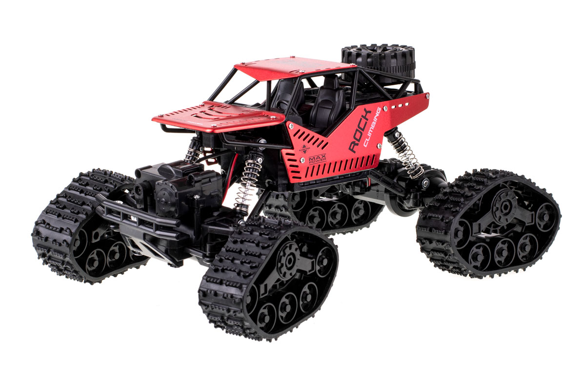 RC Rock Crawler automobilis raudonas 2