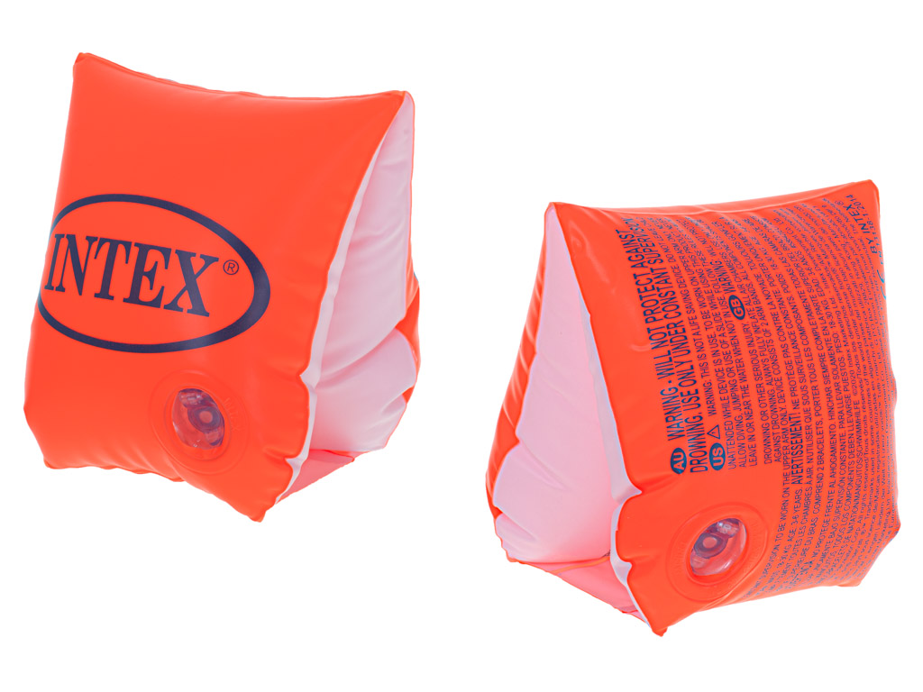 Butterfly pripučiamos plaukimo rankovės oranžinės intex