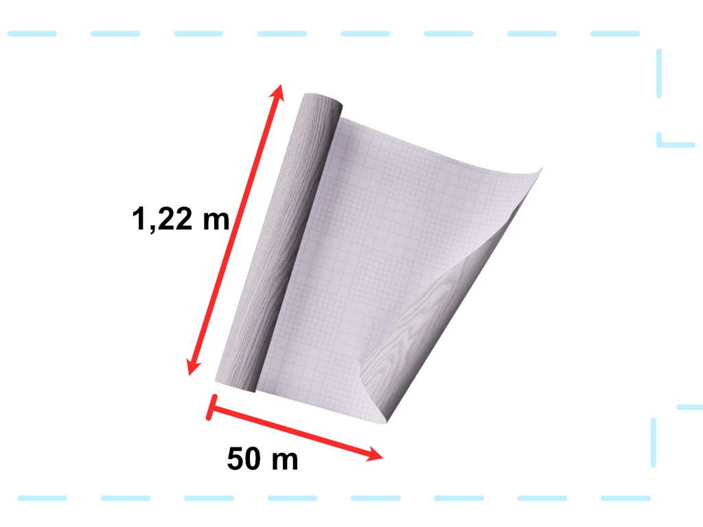 Lipnios plėvelės ritininė sienų danga ąžuolo sidabro pilka 1,22x50 m