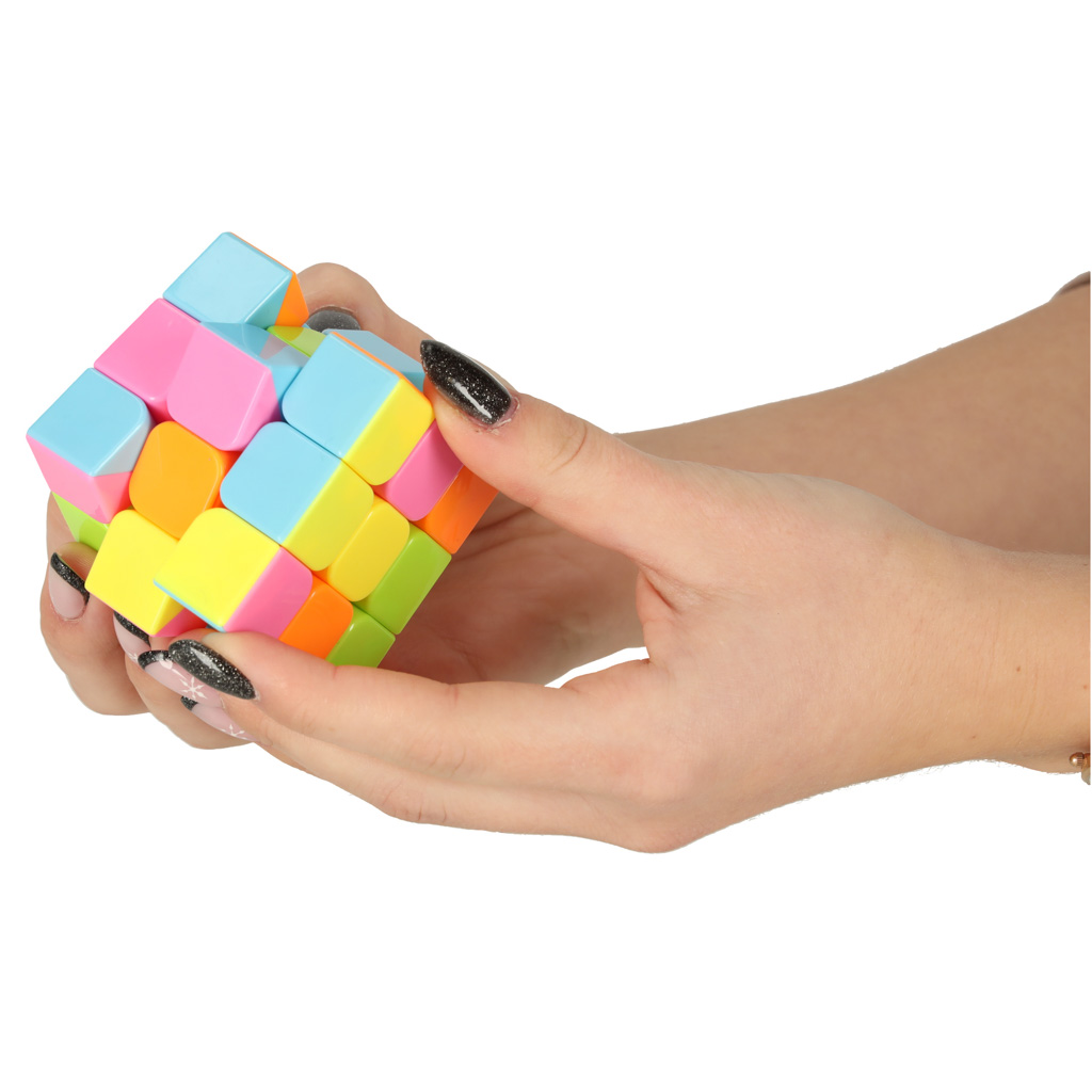 Dėlionės žaidimas dėlionės kubas 3x3 neon 5,65 cm