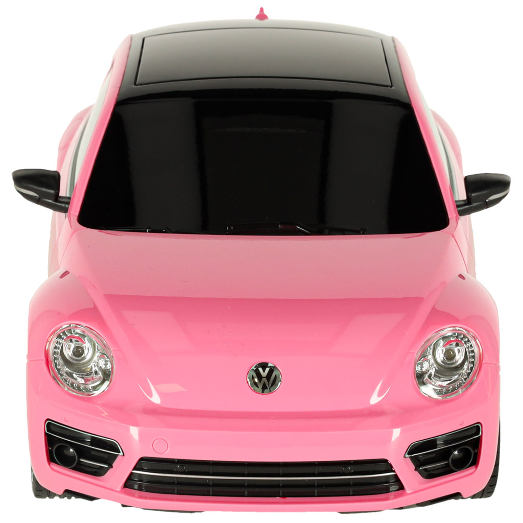 Rc automobilis 1:14 volkswagen beetle rožinės spalvos