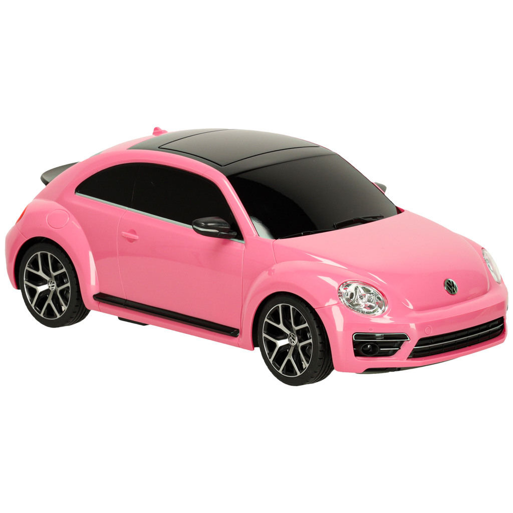 Rc automobilis 1:14 volkswagen beetle rožinės spalvos