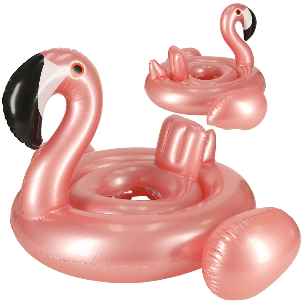 Flamingo formos pripučiamas ratas su kėdute vaikams