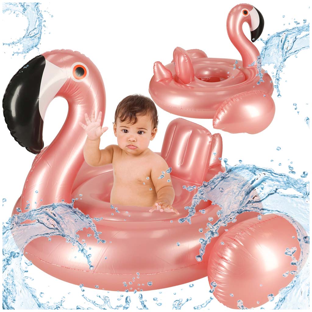 Flamingo formos pripučiamas ratas su kėdute vaikams
